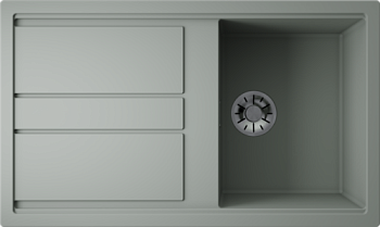 Фото товара: Omoikiri Kitagawa 86-WG, мойка, керамика, ветреный зеленый