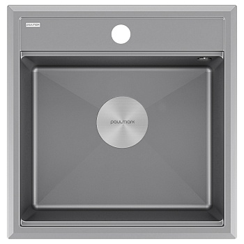 Фото товара: Paulmark STEPIA 50, мойка, гранит, серый металлик