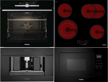 Фото товара: KORTING HK 62550 B + OKB 9951 CESN + KMI 827 GN + KCM 9200 BG