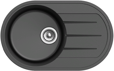 Ewigstein Elegant E- R50F, мойка, гранит черный