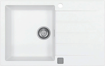 Фото товара: ALVEUS GRANITAL CADIT 20 ARCTIC - G11, мойка, гранит, белый (в комплекте с сифоном 1132823)