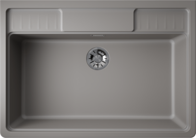 Omoikiri Kinokawa 90-GR, мойка, керамика, leningrad grey