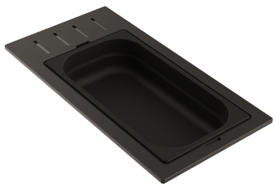 Детальное фото товара: Omoikiri DC-01-1-GB, контейнер, нержавеющая сталь/графит