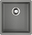Фото товара: Omoikiri Kata 40-U-GR, мойка, гранит, leningrad grey