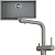 Фото товара: Omoikiri Tedori 66-U-GR + Nagano-P-GR leningrad grey