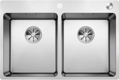 Детальное фото товара: Blanco Andano 340/340-IF-A, мойка, нержавеющая сталь с зеркальной полировкой, с клапаном-автоматом