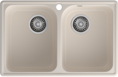 Детальное фото товара: ЭкоМ 7448-2, мойка, гранит, белый