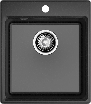 GranFest LEVEL GF-LV-420, мойка, мрамор, черный