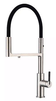 Фото товара: Paulmark TORNADO, смеситель, брашированная сталь