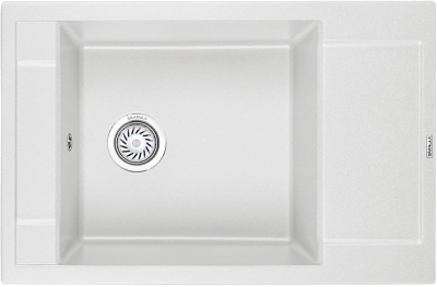 GRANULA 7806 мойка, гранит, арктик (белый)