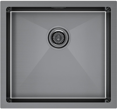Детальное фото товара: Paulmark GERBERG 48 UNI, мойка, нержавеющая сталь, вороненая сталь