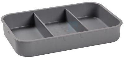 Детальное фото товара: Ninka Vector крышка-лоток для ведра 5,5 л, серый