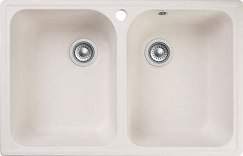 Фото товара: GranFest QUARZ GF-Z15, мойка, гранит, белый