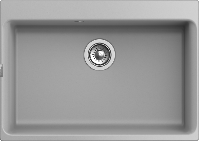 Детальное фото товара: Rivelato AXEL Х-70 grigio metallizzato, мойка, гранит, серый металлик