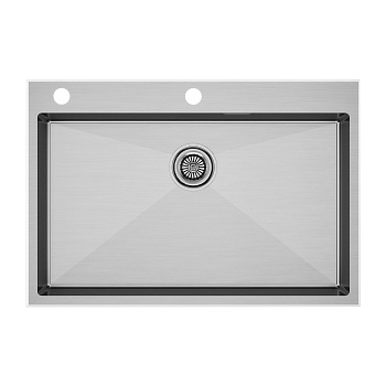 Фото товара: Paulmark KRONER-EDGE 75, мойка, нержавеющая брашированная сталь
