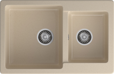 Детальное фото товара: GranFest PRACTIK GF-P-780 K, мойка, мрамор, кашемир