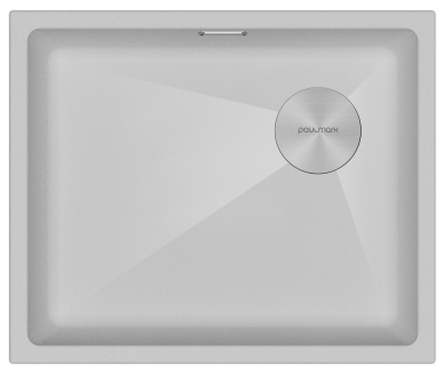 Paulmark LUMI 55UNI-SKEW, мойка, гранит, белый