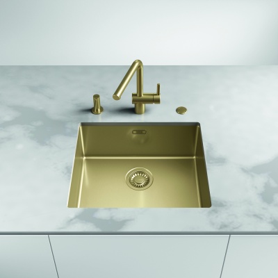 Детальное фото товара: Franke BXM 210/110-50 F-INOX, мойка, нержавеющая сталь, золото