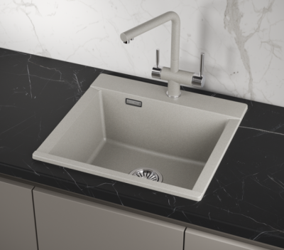 GRANULA ES-5201 мойка, гранит, базальт Детальное фото товара: GRANULA ES-5201 мойка, гранит, базальт