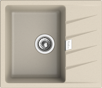 Фото товара: Rivelato RAUM RM-58 beige scuro, мойка, гранит, темно-бежевый