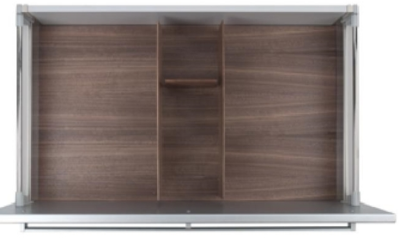 Tecnoinox вставка для столовых приборов Fineline 90, B50 Legrabox для высокого ящика, темный орех