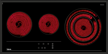Фото товара: Teka TRC 83631 TCS BLACK стеклокерамическая поверхность