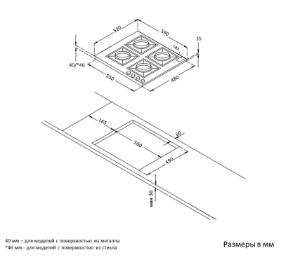 Схема встраивания