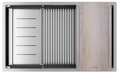 Детальное фото товара: Paulmark NEXT-MULTI SINK 74 UNI, мойка, нержавеющая сталь брашированная