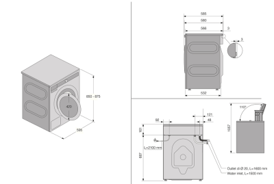 Детальное фото товара: ASKO W4086C.W/3