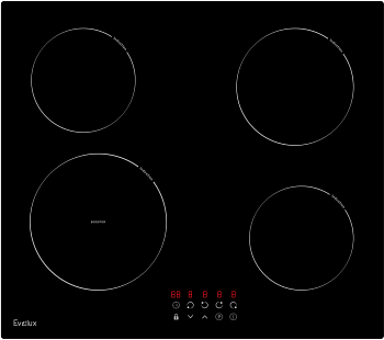Фото товара: Evelux HEI 641 B индукционная поверхность