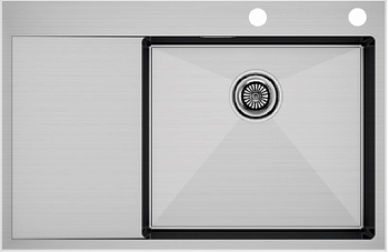 Фото товара: Paulmark KRONER-EDGE 78F, мойка, нержавеющая сталь брашированная, правая