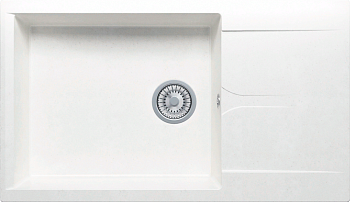 Фото товара: Polygran GALS-862, мойка, мрамор, белый хлопок 36