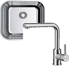 Omoikiri Omi 44-U/IF-IN Quadro + Nakagawa-BN нержавеющая сталь