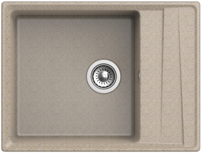 GranFest LEVEL GF-LV-660L, мойка, мрамор, песочный