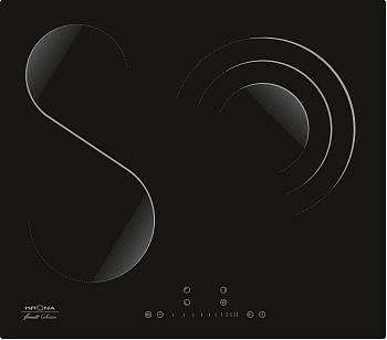 Фото товара: Krona TERZO 60 BL стеклокерамическая поверхность