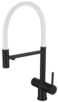 Emar EC-7024WHT Black, смеситель, черный