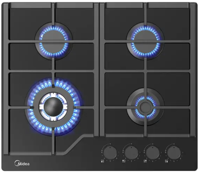 Детальное фото товара: Midea MG693TGB газовая поверхность