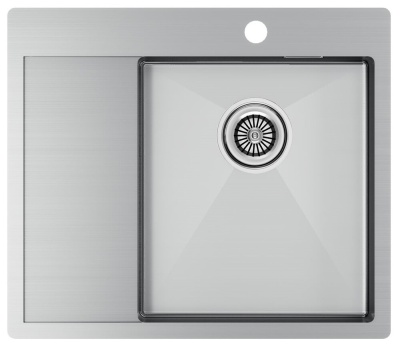 Детальное фото товара: Paulmark KRONER 59F, мойка, нержавеющая сталь брашированная, правая
