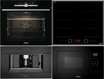 Фото товара: KORTING HIB 68700 B QUADRO + OKB 9951 CESN + KMI 827 GN + KCM 9200 BG