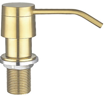 Фото товара: Seaman SSA-011-LG (Light Gold, PVD, satin) дозатор для жидкого мыла, светлое золото сатин