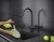 KUCHENSTERN BRUNN-FS, смеситель, гранит, черный Детальное фото товара: KUCHENSTERN BRUNN-FS, смеситель, гранит, черный