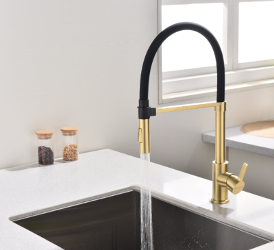 Детальное фото товара: Paulmark HALT, смеситель, светлое брашированное золото