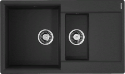 Omoikiri Daisen 86-2-BL, мойка, гранит, черный