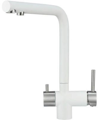 Детальное фото товара: GRANULA 2305 смеситель, гранит, арктик (белый)