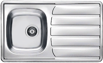 Фото товара: ALVEUS ZOOM 30 NAT-90, мойка, нержавеющая сталь (в комплекте с сифоном 1130550)