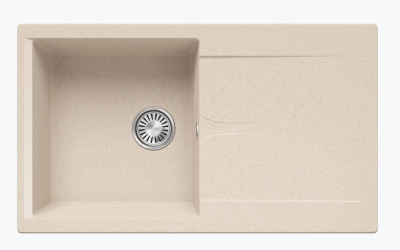 Polygran GALS-860, мойка, мрамор, кремовый 327