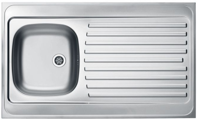 ALVEUS CLASSIC 70 NAT, мойка, нержавеющая сталь (в комплекте с сифоном 1011717)
