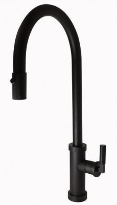 Детальное фото товара: ALVEUS NERINA - PS BLACK, смеситель, черный матовый