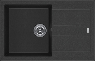 Детальное фото товара: KUCHENSTERN PLAT 50, мойка, гранит, антрацит