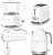 Фото товара: Smeg KLF04WHEU + TSF01WHEU + EGF03WHEU + BLF03WHEU + HBF03WHEU + HMF01WHEU + CJF11WHEU + KBSF02WH